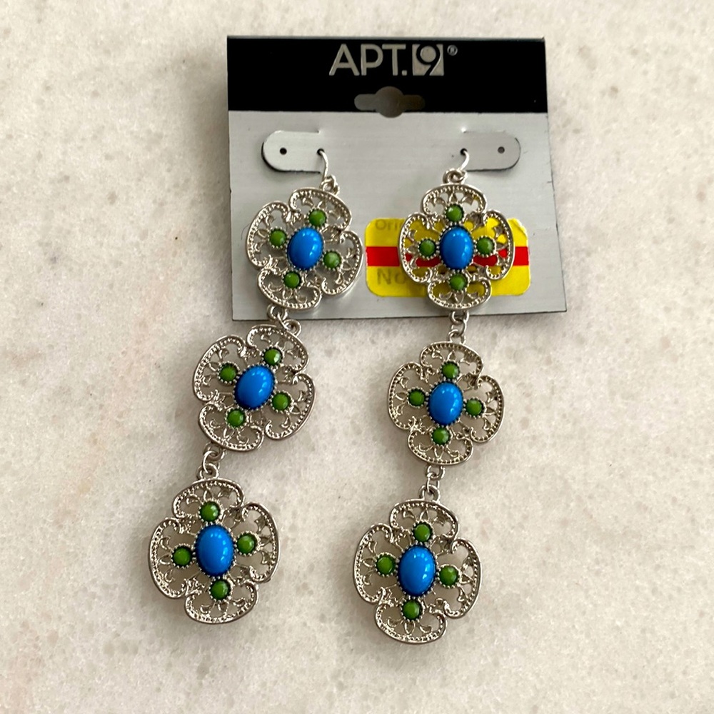 Long Dangle Earrings by Apt. 9 - NWT
